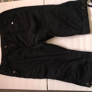 Lane Bryant Black Capri